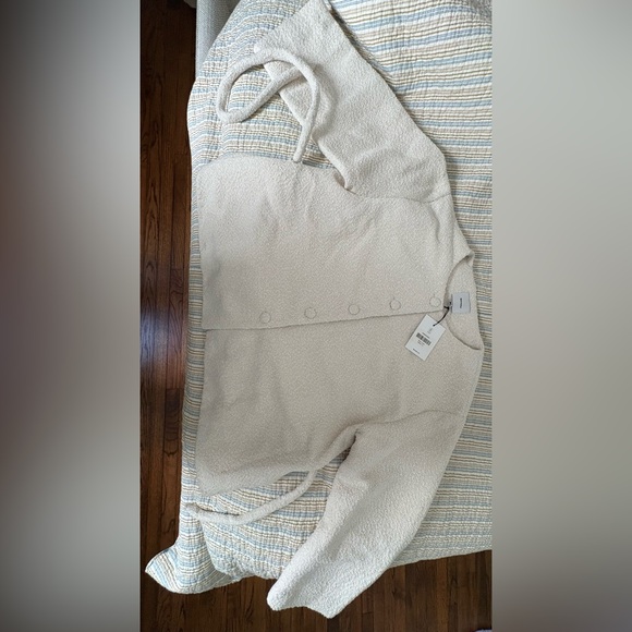 Reformation Cream Teddy Jacket - Picture 4 of 6